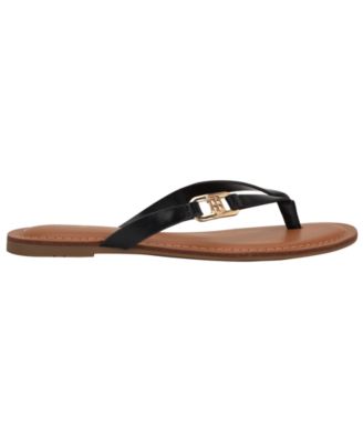 Women's Liande Logo Flat Thong Sandal