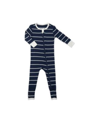 Baby Boys Convertible Romper Fitted Long Sleeve Pajama