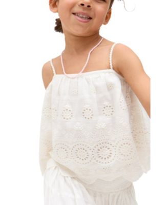 Rufa Spaghetti Strap Windowpane Check Cami