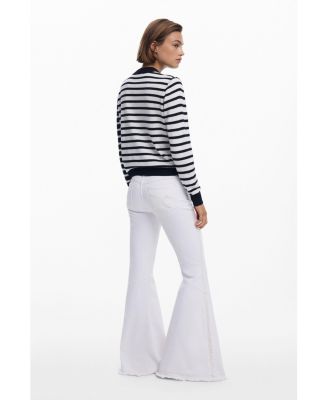 Women's Horizontal striped sweater