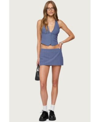 Women's Frankey Pinstripe Mini Skort