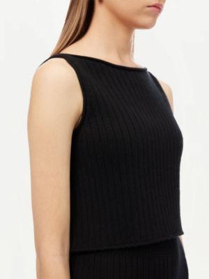 Women's Cashmere Crop Top