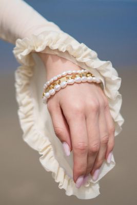 Mia Layered Luxe Freshwater Pearl Bracelet