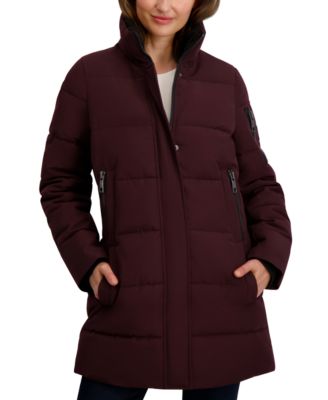Women's Faux-Fur-Trim Hooded Puffer Coat