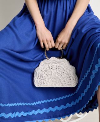 On 34th - Women's Crocheted Top-Handle Handbag