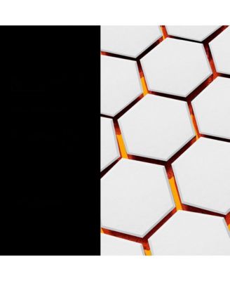 Hexagon Sound Absorbing Panels 14" X 12" X 0.4" - 12 Pack