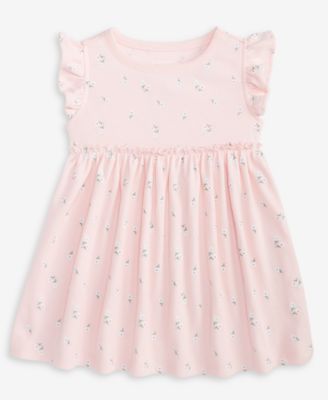 First Impressions - Baby Girls Short-Sleeve Floral-Print Dress