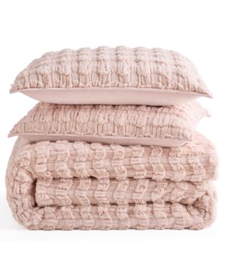 Denai Faux Fur Reversible 3-Pc. Comforter Set, Full/Queen