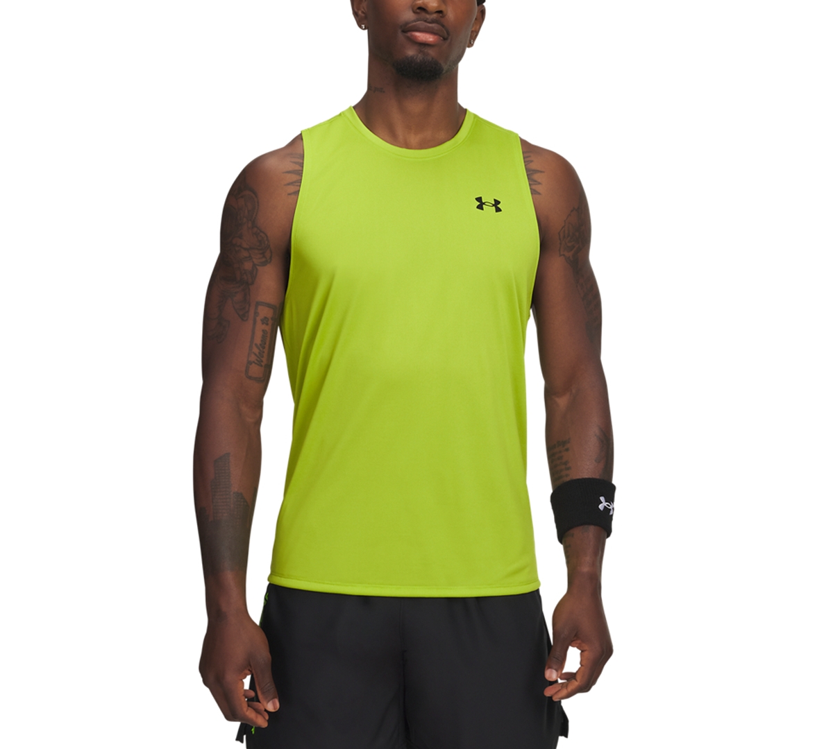 Under Armour Men's Ua Tech Performance Tank In Yellow