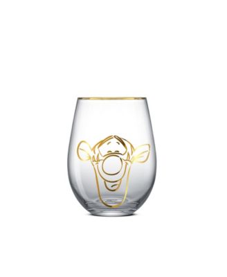 Pooh Spirits Hero Faces Stemless Drinking Glasses, Set of 4
