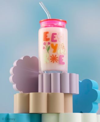 Pooh and Friends Can Tumblers with Lids and Straws, Set of 4