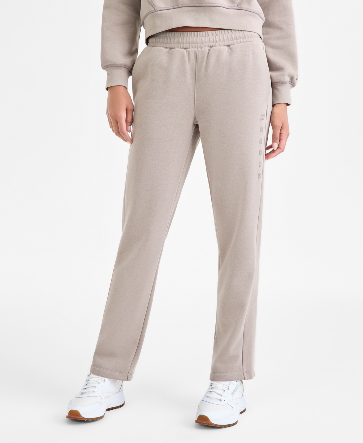 Reebok Women's Straight Leg Sweatpants In Gray