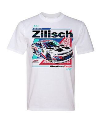 Men's White Connor Zilisch WeatherTech Car T-Shirt