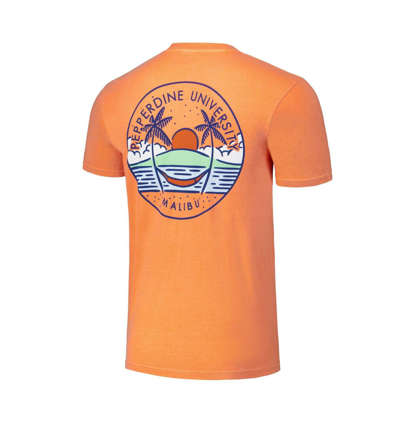 Футболка Image One Orange Pepperdine Waves Scenic Comfort Colors — фото 3