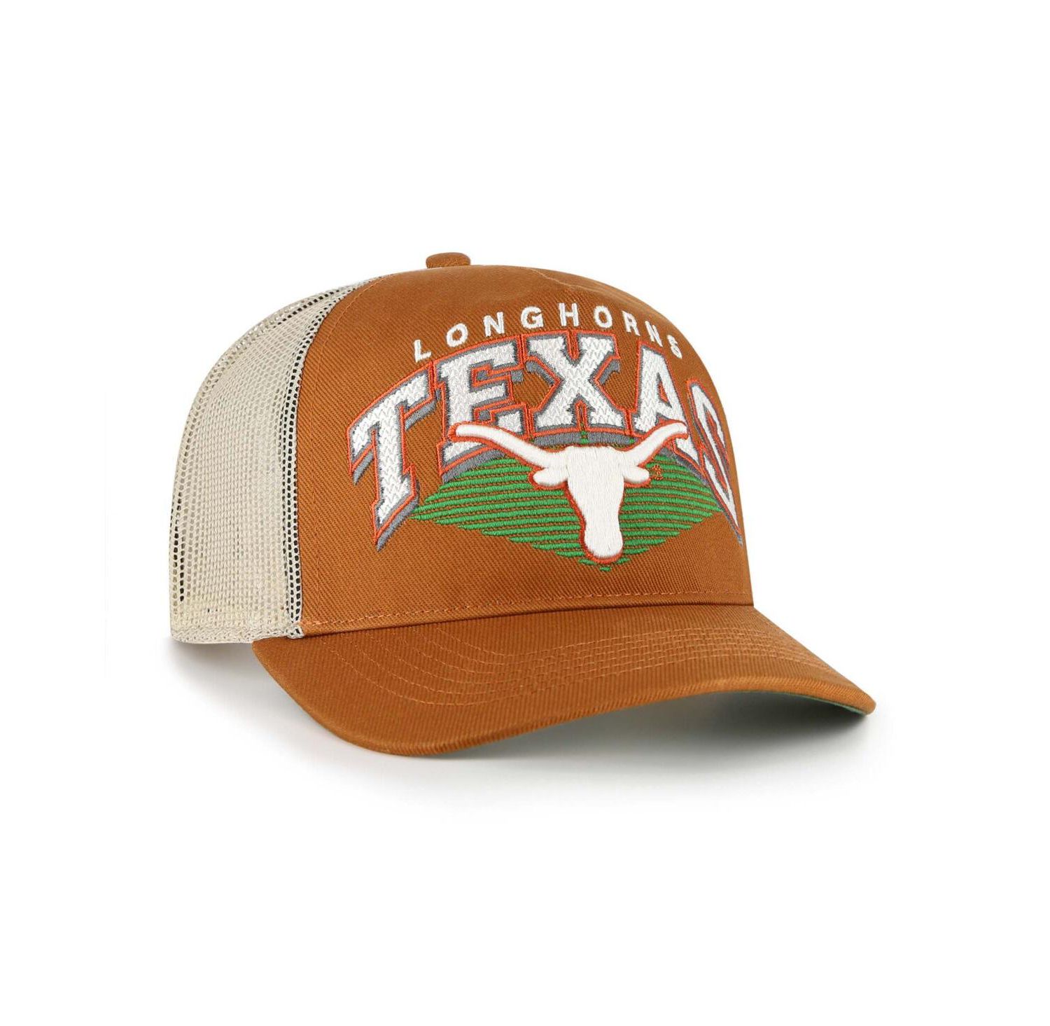 Men's Burnt Orange Texas Longhorns Pomona Mesh Hitch Adjustable Trucker Hat