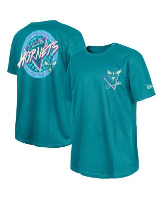 New Era - &nbsp; Teal Charlotte Hornets Glow-in-the-Dark T-Shirt