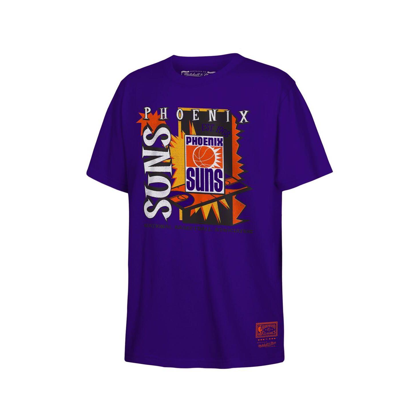 Детская футболка Mitchell & Ness Purple Phoenix Suns Retro '90s Poster — фото 1