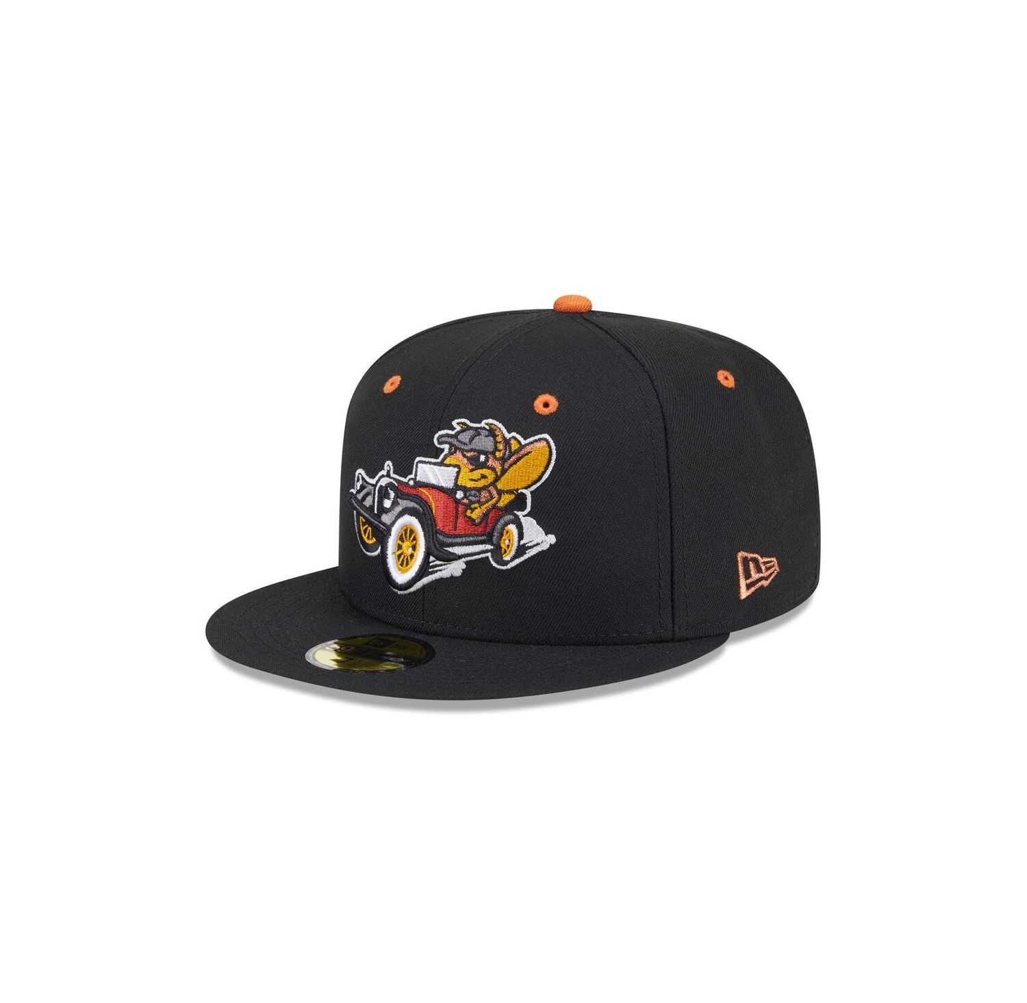 Men's Black Winston-Salem Dash Theme Nights 59FIFTY Fitted Hat