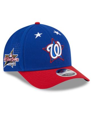 New Era - Men's Blue/Red Washington Nationals 2025 MLB All-Star Game Workout 9FORTY M-Crown Adjustable Hat