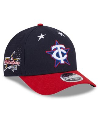New Era - Men's Navy/Red Minnesota Twins 2025 MLB All-Star Game Workout 9FORTY M-Crown Adjustable Hat
