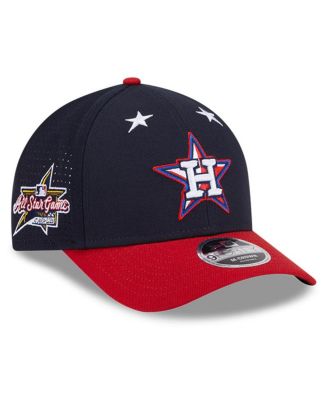 New Era - Men's Navy/Red Houston Astros 2025 MLB All-Star Game Workout 9FORTY M-Crown Adjustable Hat
