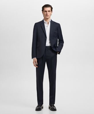 Men's Slim Fit Cotton Striped Dress Shirt