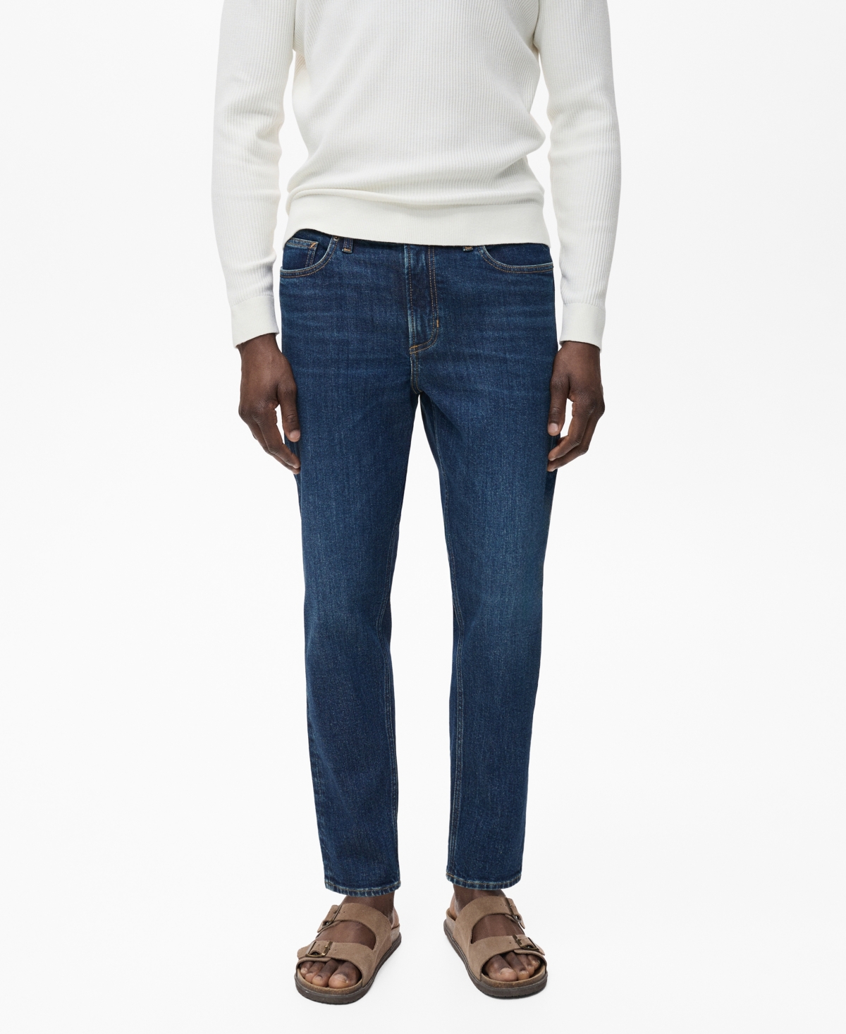 Men's Ben Tapered Fit Jeans - Dark Blue