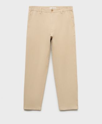 Men's Cotton-Linen Blend Regular-Fit Jeans