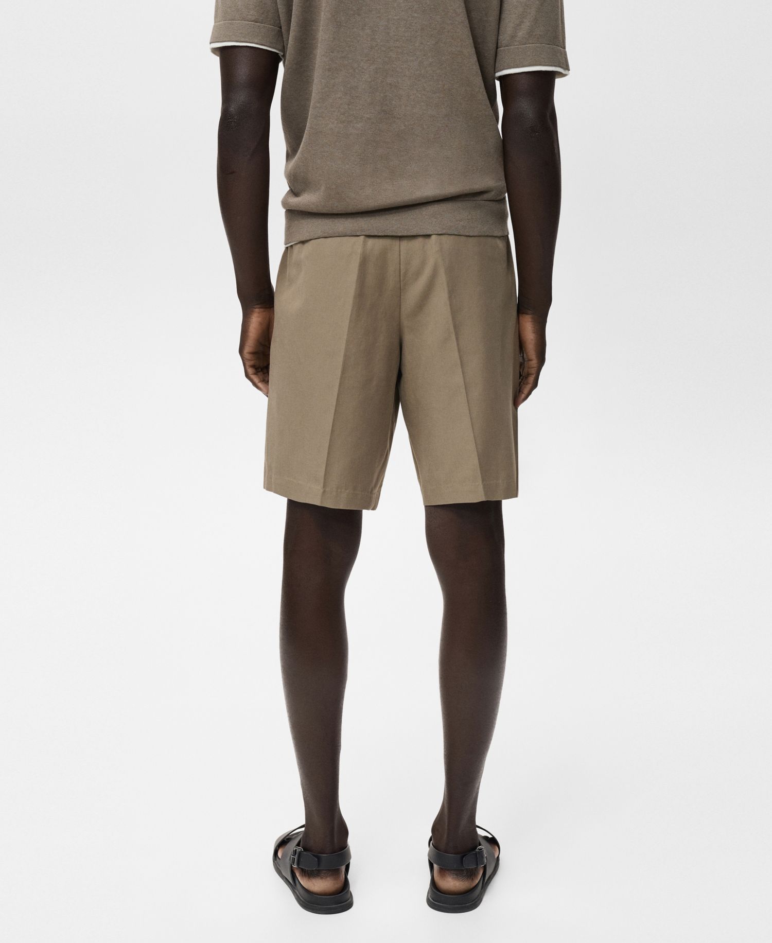 Men's Linen 9.5" Bermuda Shorts