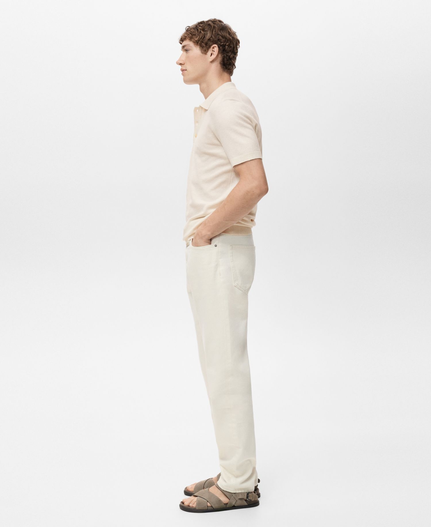 Men's Fine-Knit Cotton Polo Shirt