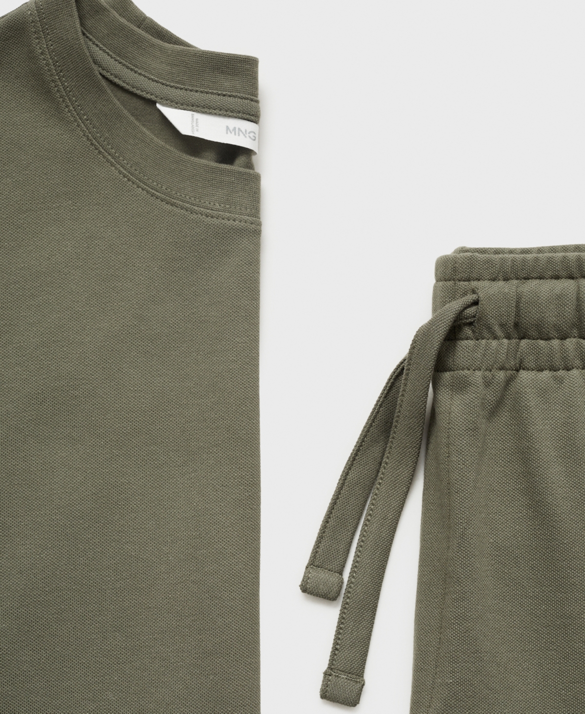 Mango Men's Cotton Shorts Pajama Pack In Green