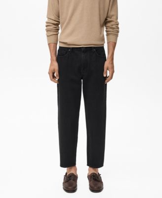 MANGO - Men's Cropped Carrot-Fit Jeans