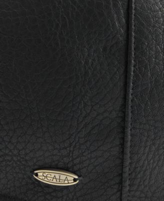 Men's Ivy Faux-Leather Flat Cap 