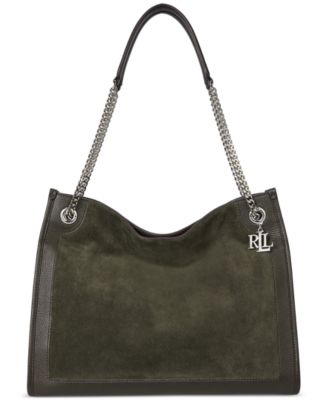 Lauren Ralph Lauren - Suede Large Bradley Shopper Tote Bag