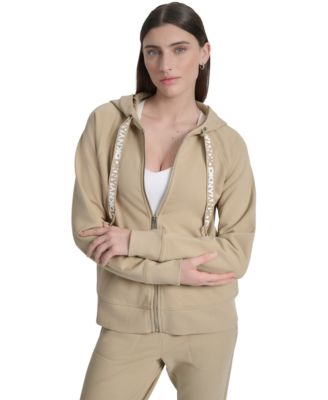 Sport Women's Two-Tone Zip-Front Long-Sleeve Hoodie