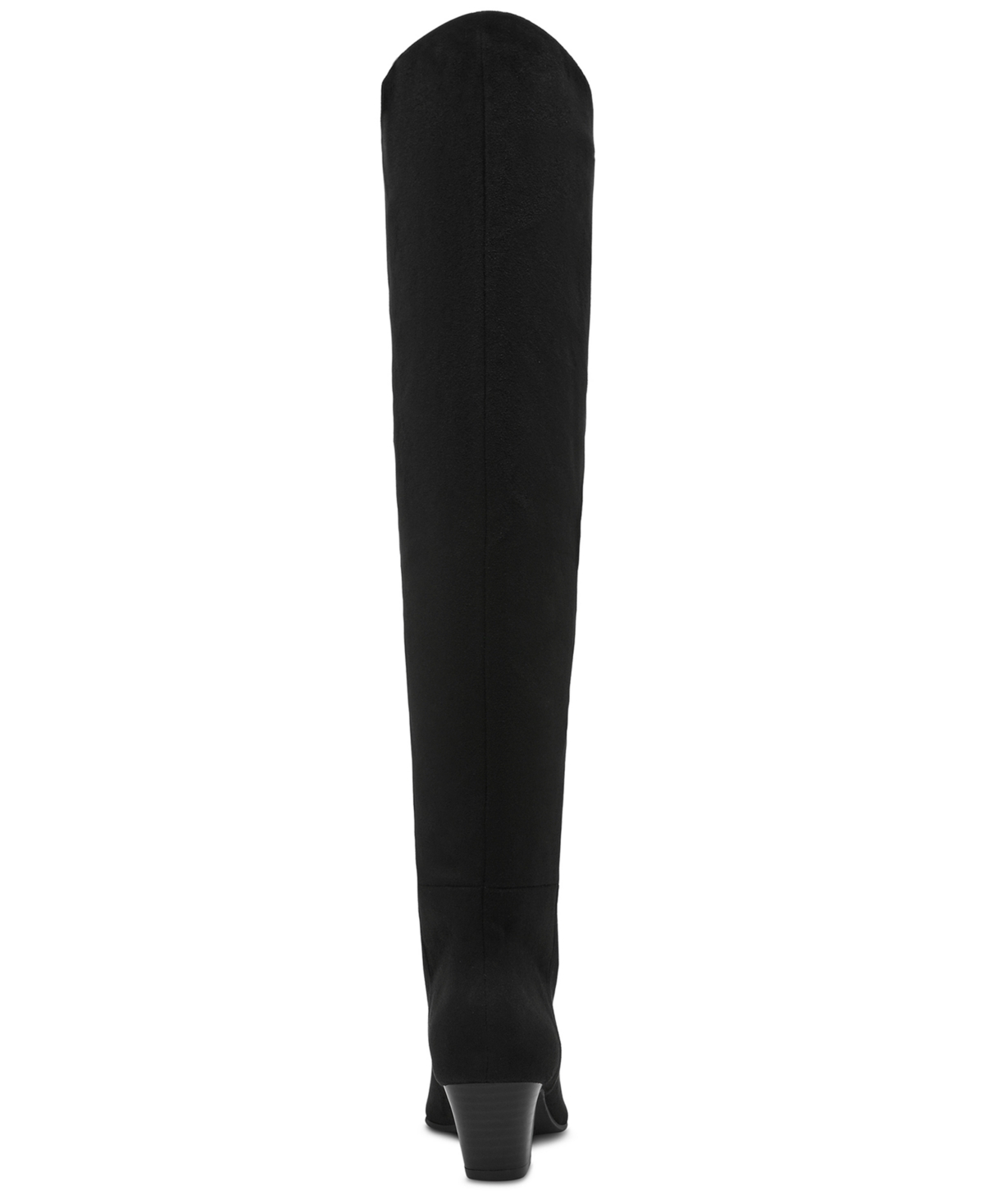 Dv Dolce Vita Women's Stryker Wide-calf Over-the-knee Pull On Heeled Boots In Black