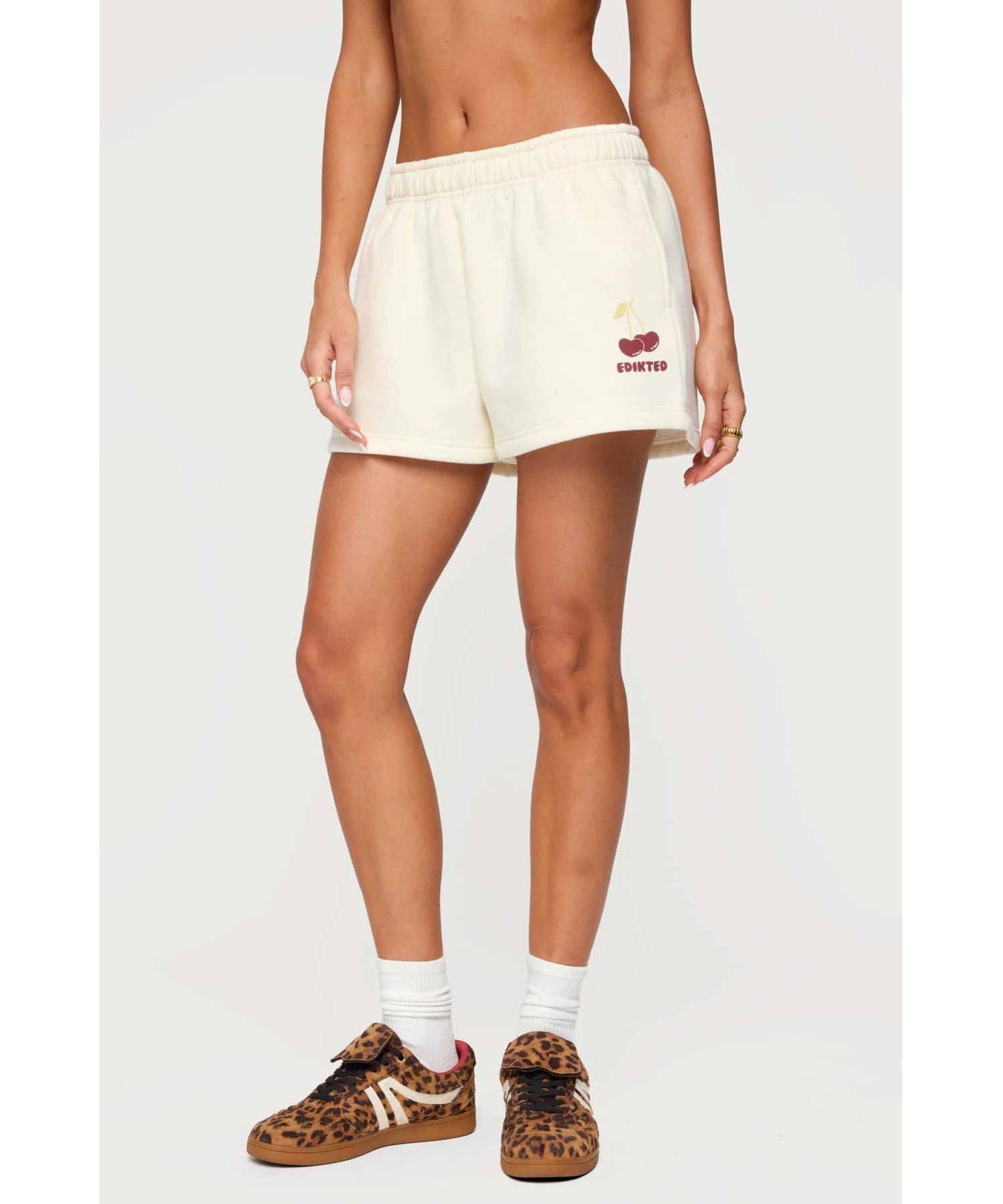 Women's Cherry Babe Sweat Shorts