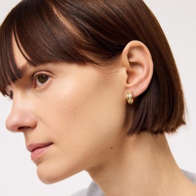 Huggie Earrings - Asher Triple