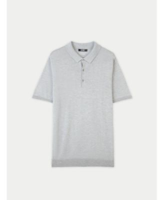 Men's Cashmere Silk Polo Shirt