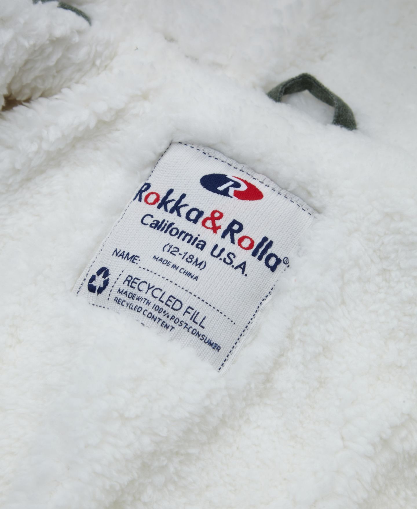 Куртка Rokka&Rolla Sherpa Lined Puffer Jacket Warm Winter Coat with Hood для мальчиков-малышей, цвет: Сосновый зелёный — фото 8