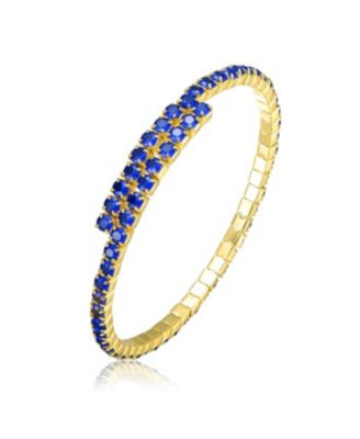 Colored Cubic Zirconia Tennis Bracelet