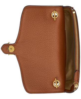 Bradley Small Pebbled Leather Crossbody Wallet