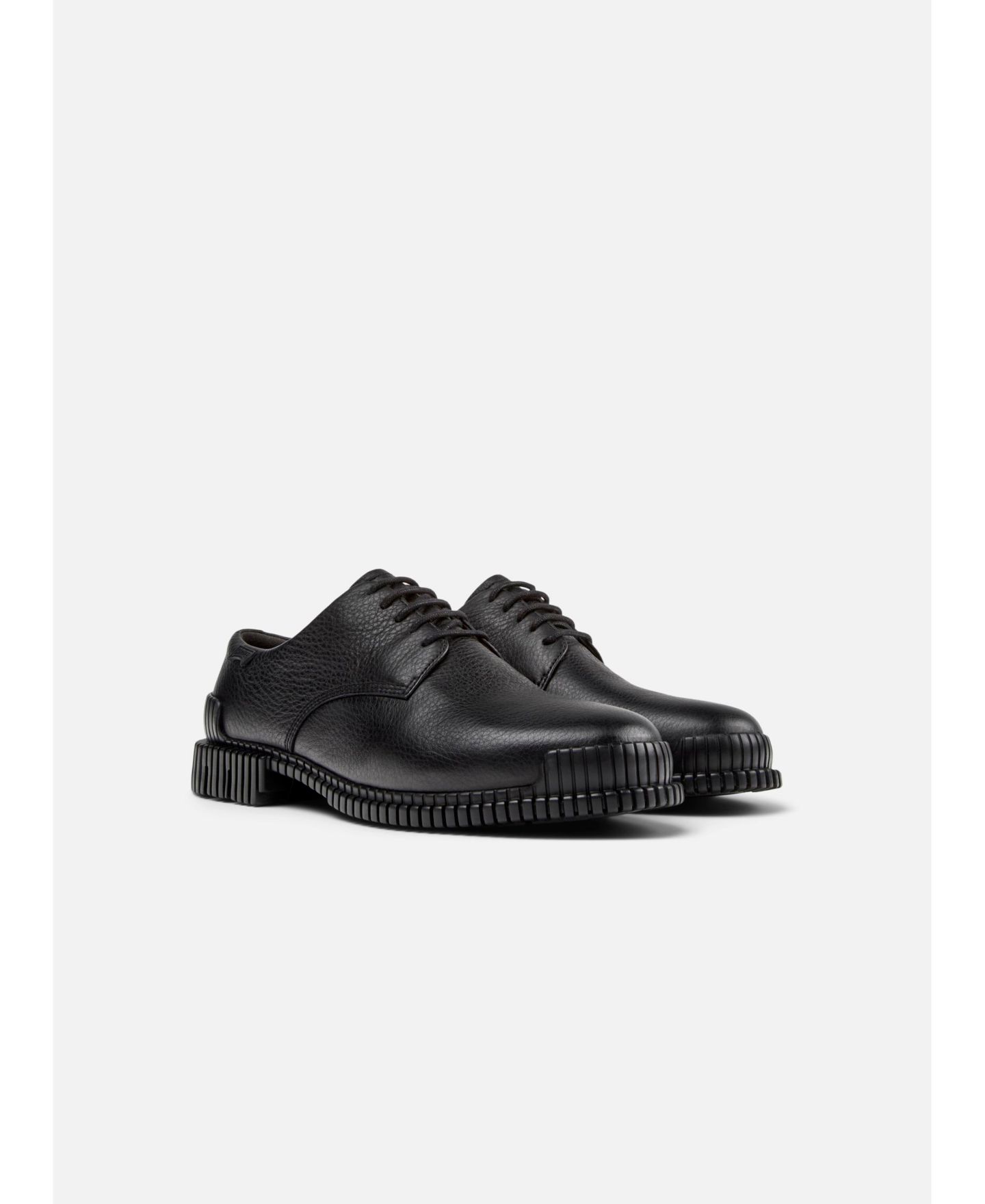 Обувь Camper Pix Leather Shoes, цвет: Чёрный — фото 1