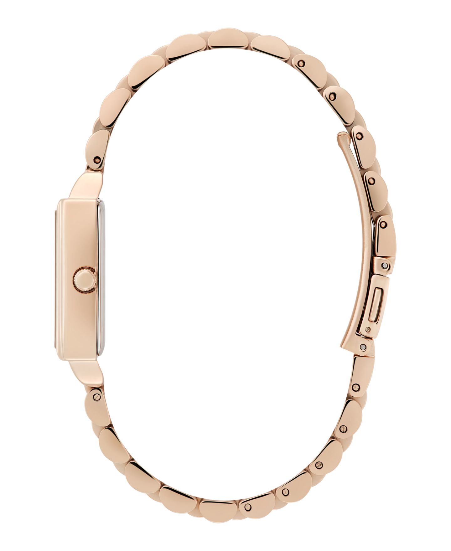 Женские часы Olivia Burton Quartz Carnation Gold-Tone Stainless Steel Bracelet Watch 25.5mm x 20.5mm — фото 3