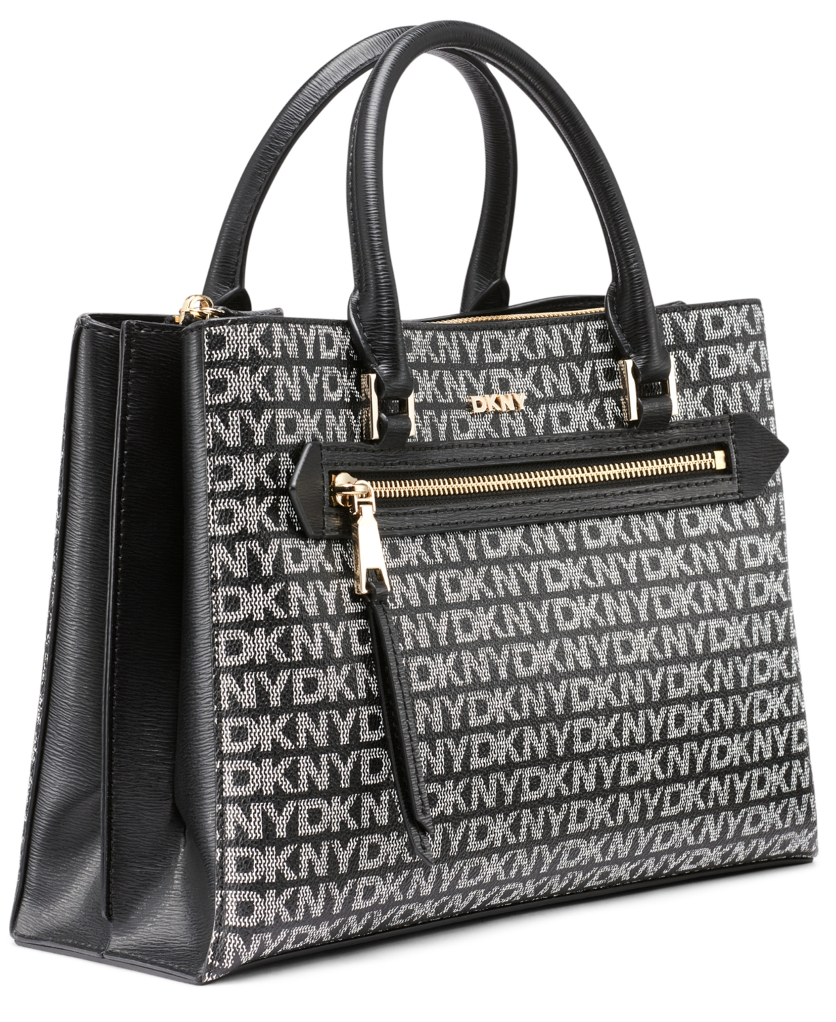 Dkny Bryant Ave Small Logo Satchel Crossbody In Multi