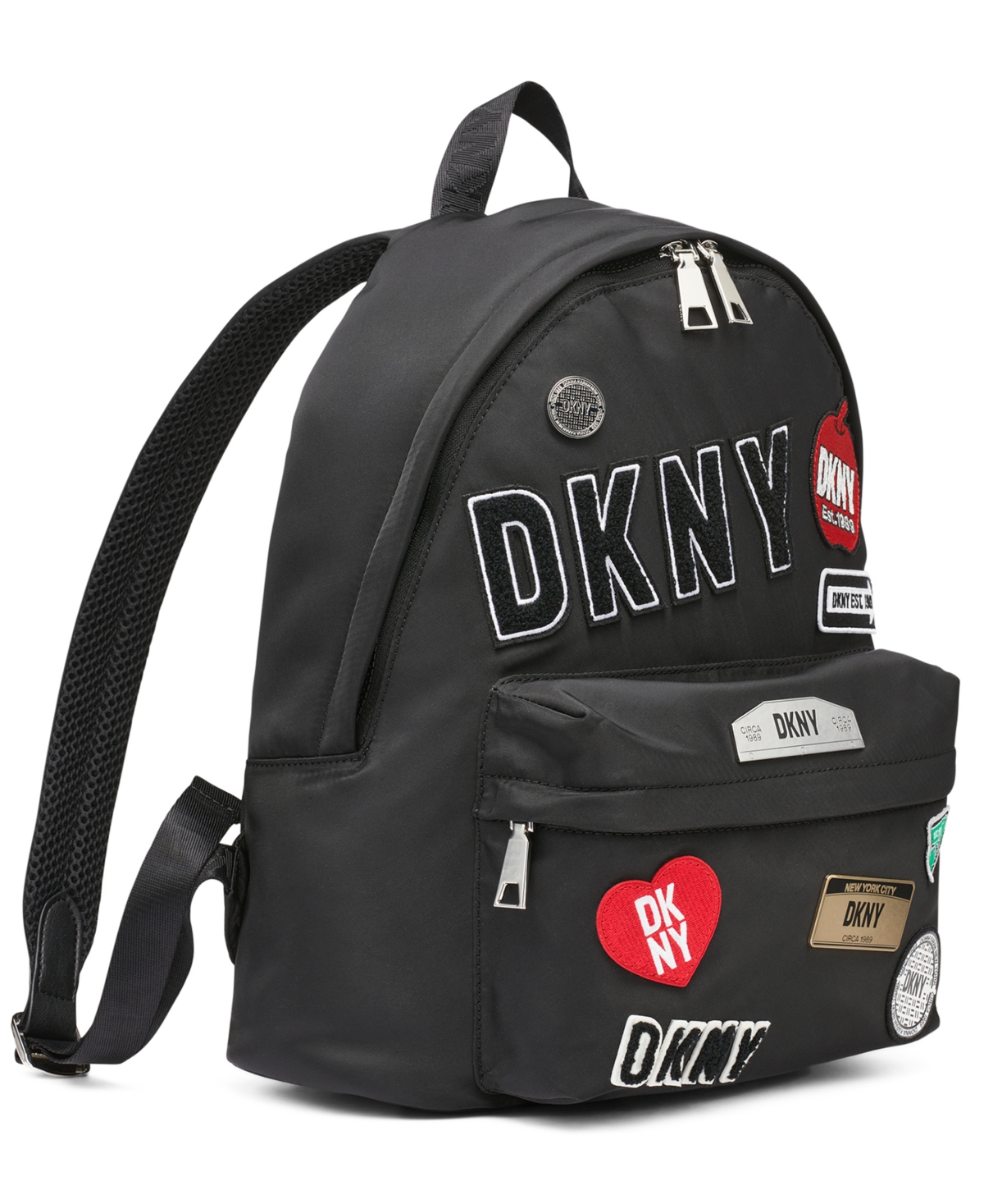 Dkny Nyc Capsule Medium Backpack In Black