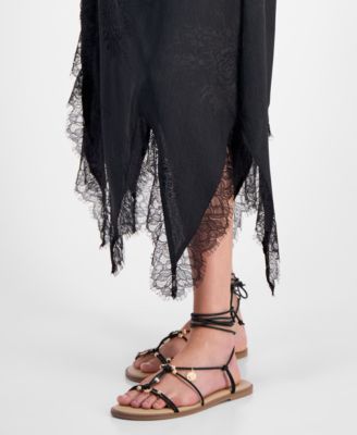 Reinaa Strappy Lace-up Flat Sandals, Exclusively at Macy's