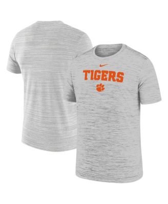 Nike - Big Boys and Girls Gray Clemson Tigers Velocity Performance T-Shirt