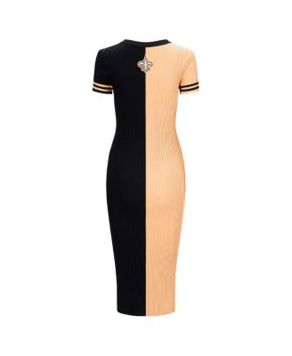 Women's Gold/Black New Orleans Saints Colleen Dress