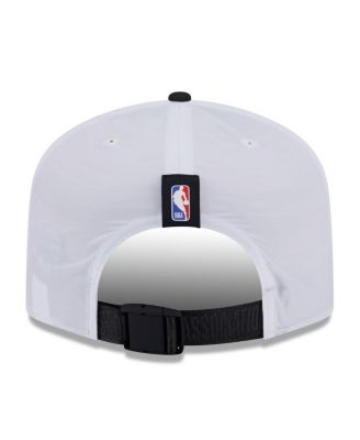 Men's White/Black Miami Heat 2025 NBA Draft On-Stage Nylon 19TWENTY Adjustable Hat